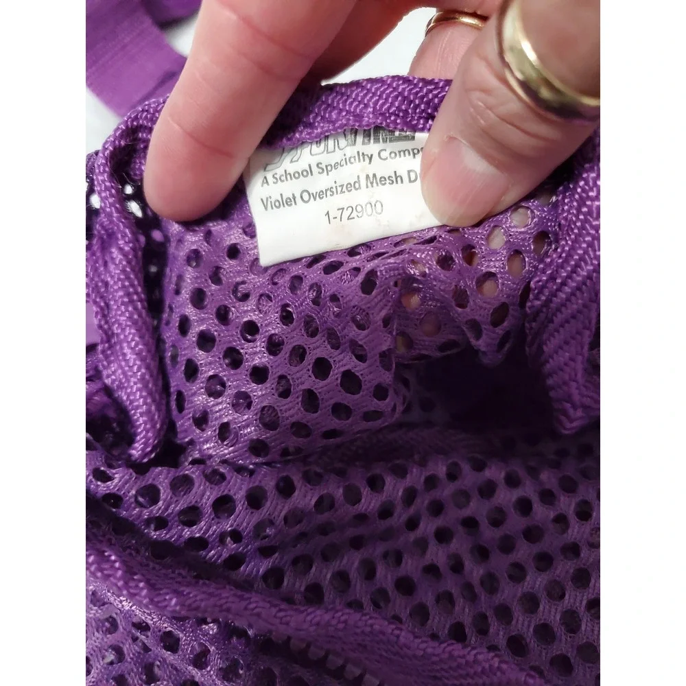 Sportime Violet Oversized Mesh Duffel Bag 37